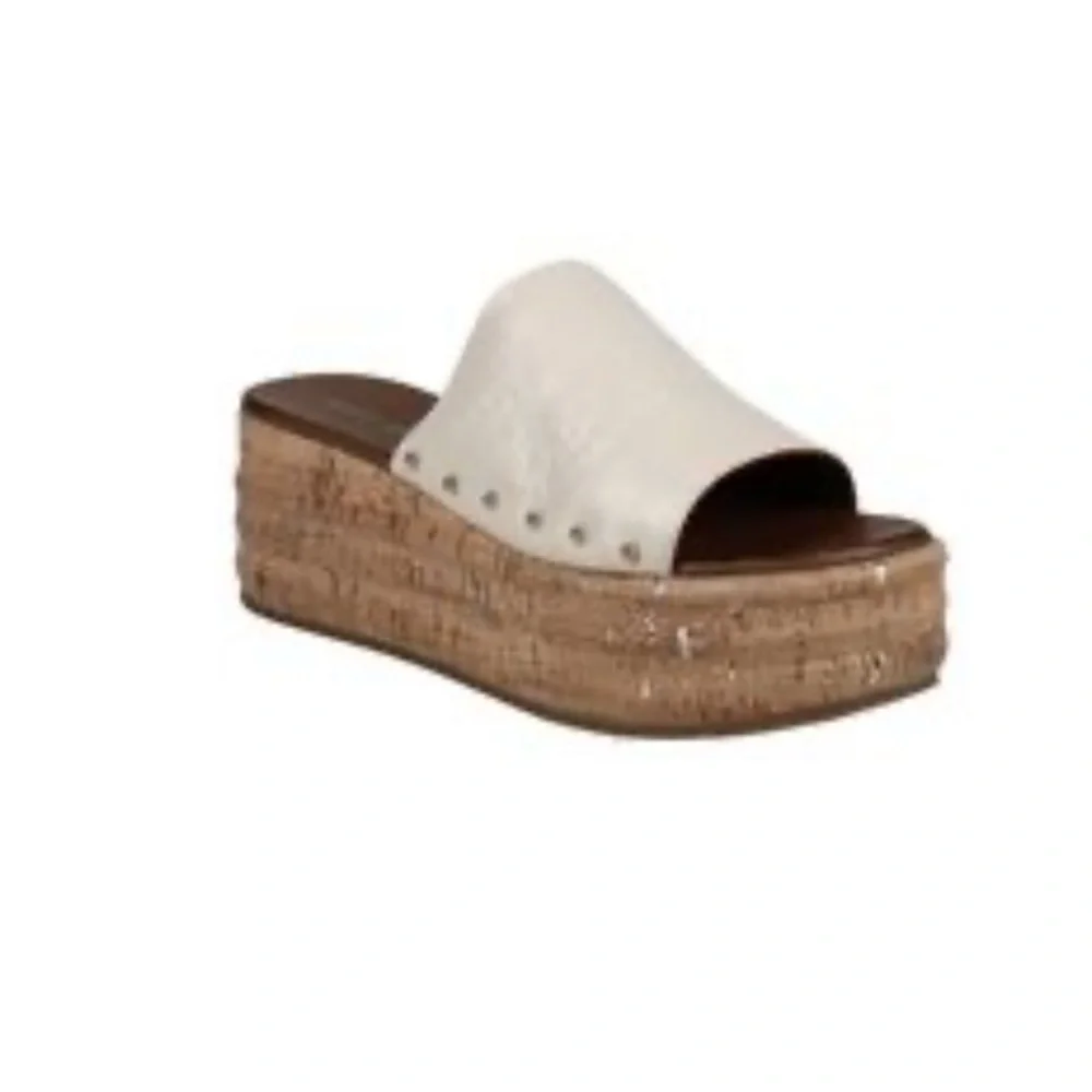 KURT GEIGER Women's Monica Croc-embossed Platform Slide size 37